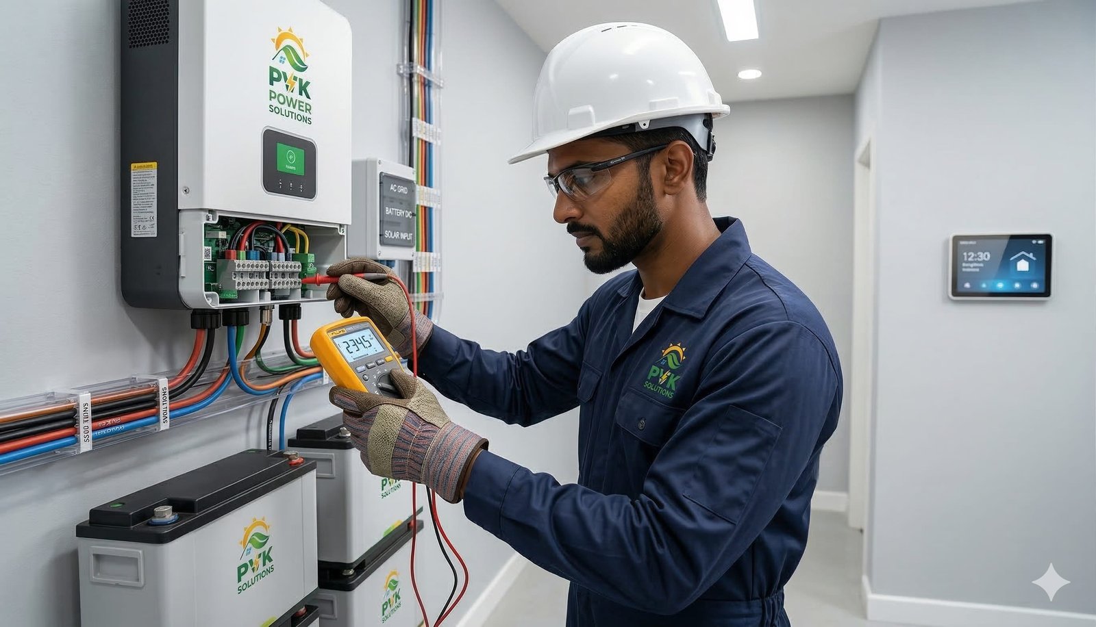 PVK technician at work